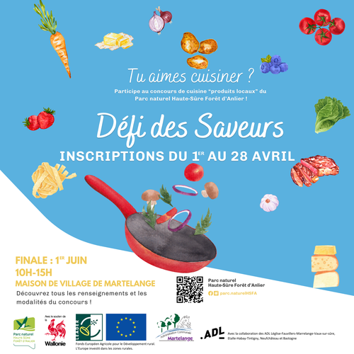Parc Naturel Haute-Sûre/Forêt d’Anlier : participez au défi des saveurs !