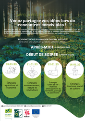 Projet LEADER: venez partager vos idées lors de rencontres conviviales avec le Parc naturel Haute-Sûre Forêt d'Anlier