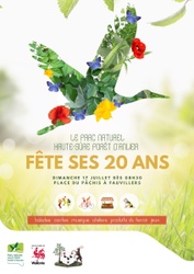 Le Parc Naturel Haute-Sûre Foret d'Anlier fête ses 20 ans le dimanche 17 juillet à Fauvillers